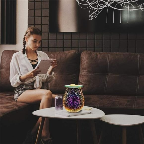 Colorful Sun Ray Electric Candle Warmer for Home Decor & Gifts - Picture 3 of 5